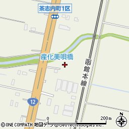 北海道美唄市茶志内町897-2周辺の地図