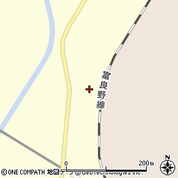 北海道富良野市西学田二区126周辺の地図