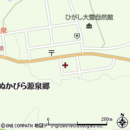 北海道河東郡上士幌町ぬかびら源泉郷南区周辺の地図