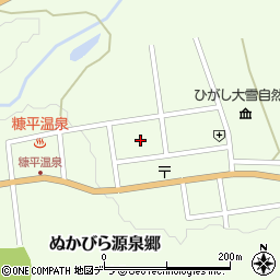 北海道河東郡上士幌町ぬかびら源泉郷北区周辺の地図