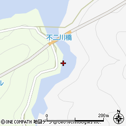 不二川橋周辺の地図