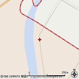 北海道富良野市東学田二区43周辺の地図