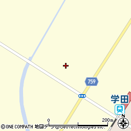 北海道富良野市西学田二区94周辺の地図