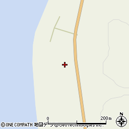 北海道石狩市厚田区小谷7周辺の地図