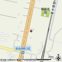 北海道美唄市茶志内町826-11周辺の地図