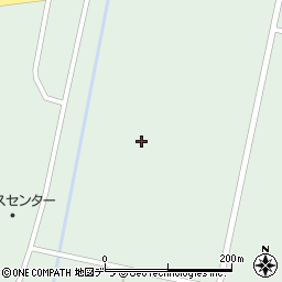 北海道美唄市中村町周辺の地図
