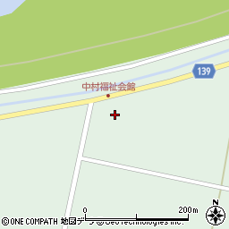 北海道美唄市中村町中央5314周辺の地図