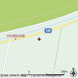 北海道美唄市中村町中央5311周辺の地図