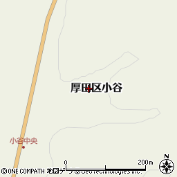 北海道石狩市厚田区小谷周辺の地図