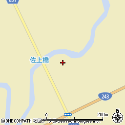 佐上橋周辺の地図