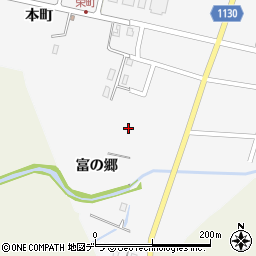 北海道美唄市日東町富の郷周辺の地図