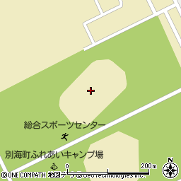 別海町営陸上競技場周辺の地図