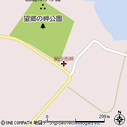 納沙布岬周辺の地図