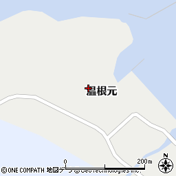 北海道根室市温根元58周辺の地図