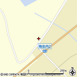 北海道浦臼町（樺戸郡）晩生内（第一）周辺の地図