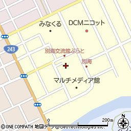別海町役場　交流館ぷらと周辺の地図