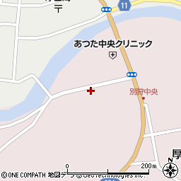 北海道石狩市厚田区別狩24周辺の地図