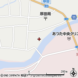 北海道石狩市厚田区厚田57周辺の地図