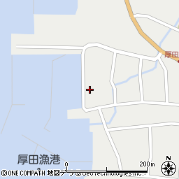 北海道石狩市厚田区厚田6-47周辺の地図