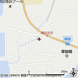 北海道石狩市厚田区厚田50周辺の地図