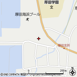 北海道石狩市厚田区厚田9-13周辺の地図