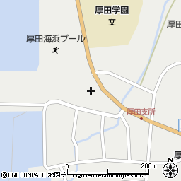 北海道石狩市厚田区厚田9-2周辺の地図