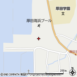 北海道石狩市厚田区厚田9-11周辺の地図
