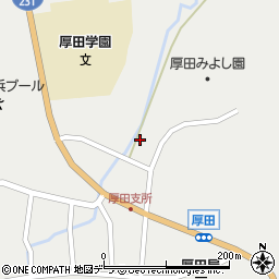 北海道石狩市厚田区厚田47周辺の地図