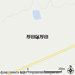 北海道石狩市厚田区厚田周辺の地図
