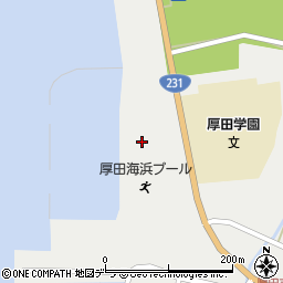 北海道石狩市厚田区厚田12周辺の地図