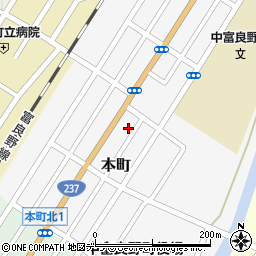 ａｐｏｌｌｏｓｔａｔｉｏｎ中富良野ＳＳ周辺の地図