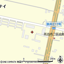 北海道空知郡奈井江町チャシュナイ周辺の地図