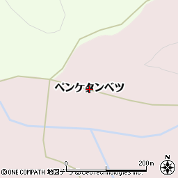 北海道陸別町（足寄郡）ペンケクンベツ原野周辺の地図