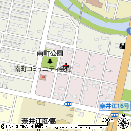 北海道空知郡奈井江町南町周辺の地図