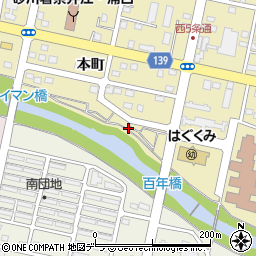 奈井江地区連合会周辺の地図