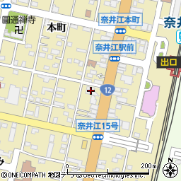 北門信用金庫奈井江支店周辺の地図