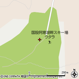 北海道釧路市阿寒町シュリコマベツ周辺の地図