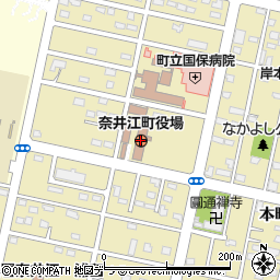 奈井江町役場周辺の地図