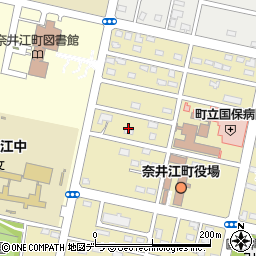 奈井江町役場　まちづくり課周辺の地図