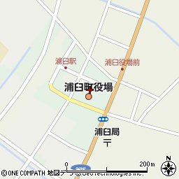 浦臼町役場　議会事務局周辺の地図
