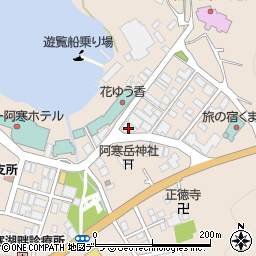 ツルハドラッグ阿寒湖温泉店周辺の地図