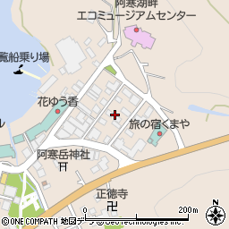 北海道釧路市阿寒町阿寒湖温泉1丁目3周辺の地図