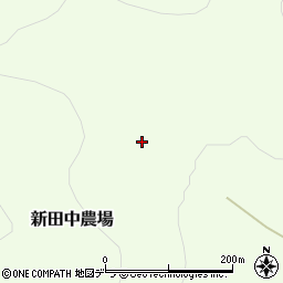 北海道空知郡中富良野町新田中農場周辺の地図