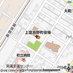 上富良野町役場周辺の地図