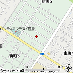 北海道空知郡上富良野町新町4丁目6周辺の地図