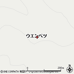 北海道足寄郡陸別町ウエンベツ周辺の地図