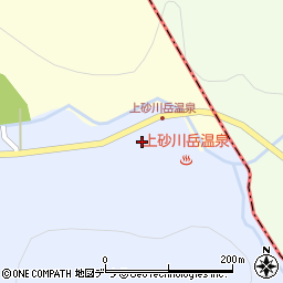 上砂川岳温泉パンケの湯周辺の地図