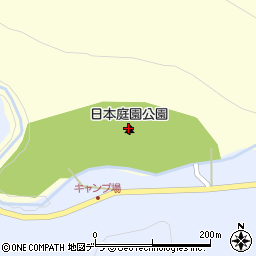 日本庭園公園周辺の地図