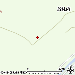北海道浦臼町（樺戸郡）於札内周辺の地図