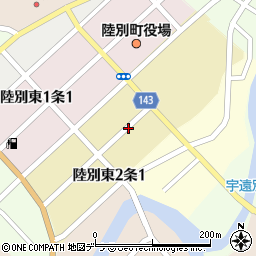 北海道足寄郡陸別町陸別東２条2丁目周辺の地図